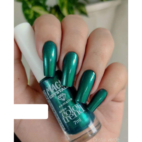 ESMALTE MAGIC CRYSTALS CRISTAL VERDE - 7ml