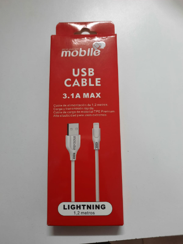 usb mobile iphone 1,2 mts