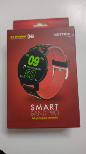 reloj smart band pro netmak