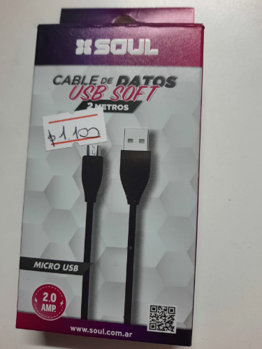 usb soul v8 2 metros 2A