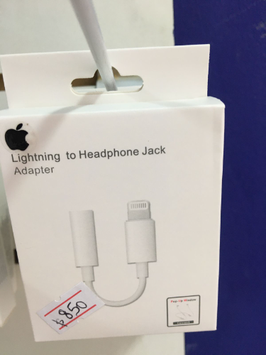 Jack adaptador auricular iphone