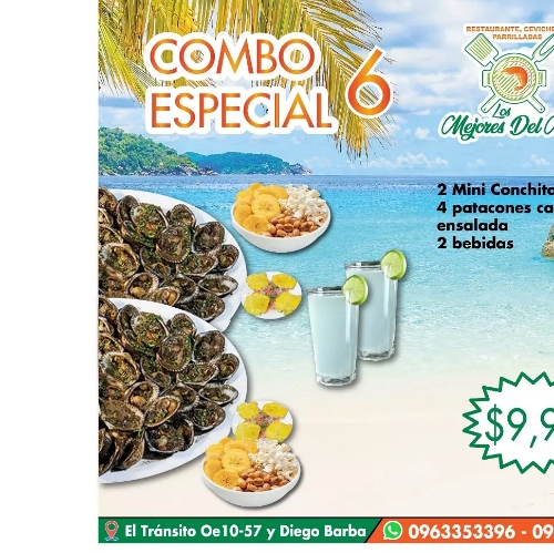 Combo especial #6 conchas