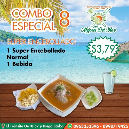 Ecebollado súper grande + bebida