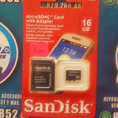 Memoria sandisk 16gb