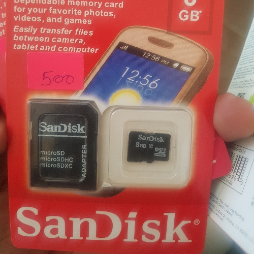Memoria sandisk 8gb