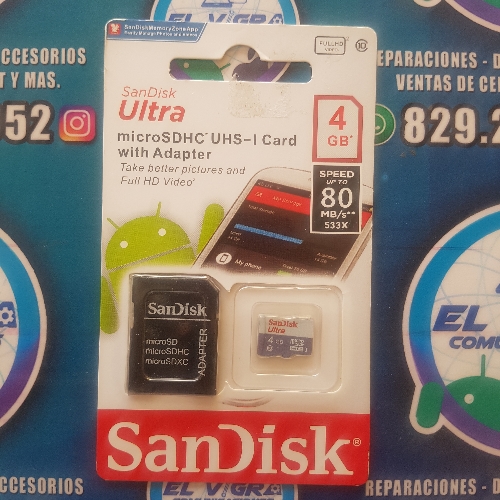 Memoria sandisk 4gb