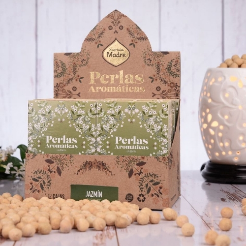 Sagrada madre perlas aromáticas de jazmín