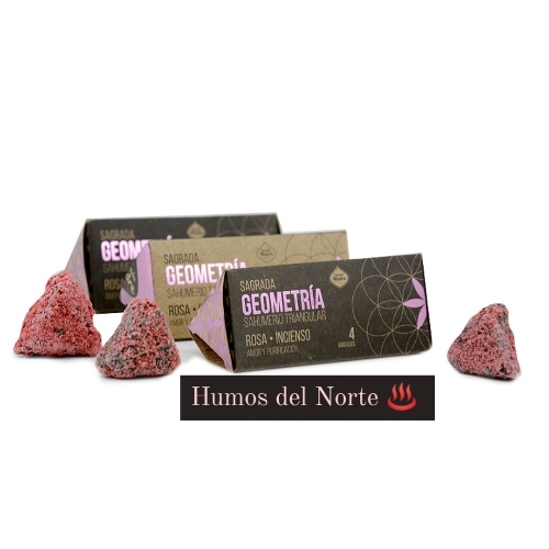 S.M. Linea Geometría rosa incienso