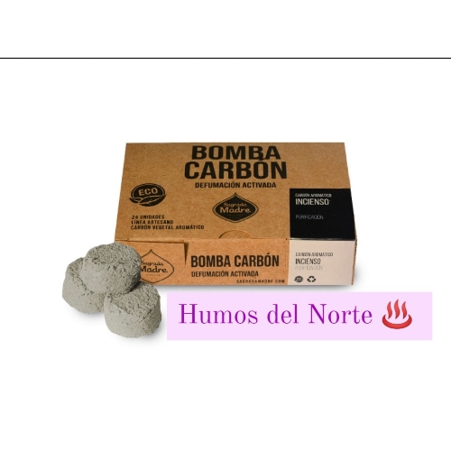 Bomba carbón incienso