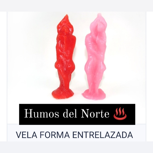 Vela entrelazada chica
