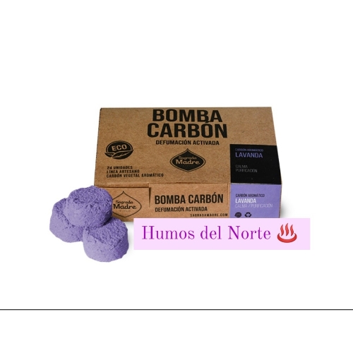 Bomba carbón lavanda