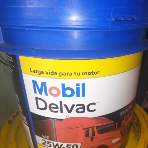 Mobil Delvac turbo 25w50 mini balde x 2.5 galones