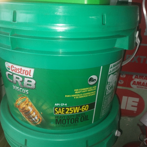 Castrol CRB viscus 25w60 minibalde x  2.5 galones