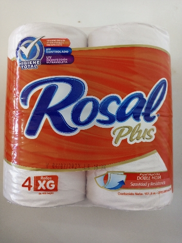 Papel Higienico Rosal Plus 215H x4