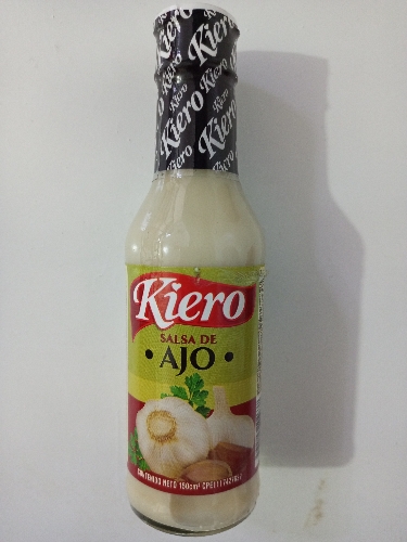 Salsa de Ajo Kiero 150cm3