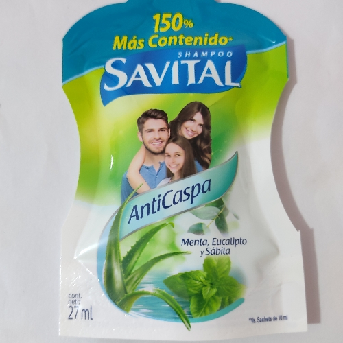 SHAMPOO SAVITAL ANTICASPA SOBRE