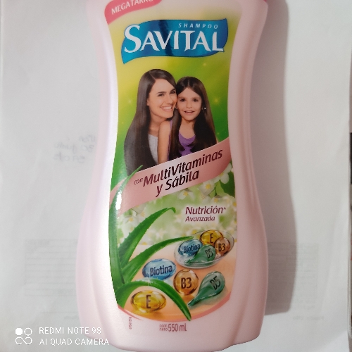 SHAMPOO SAVITAL MULTIVITAMINAS TARRO X 550