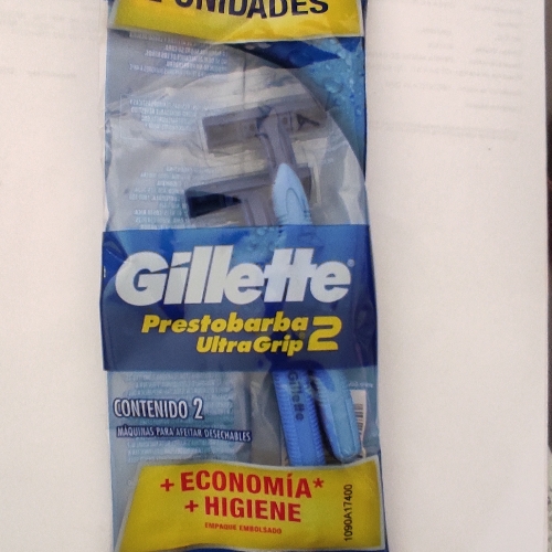 PRESTOBARBA GILLETE ULTRAGRIP X 2