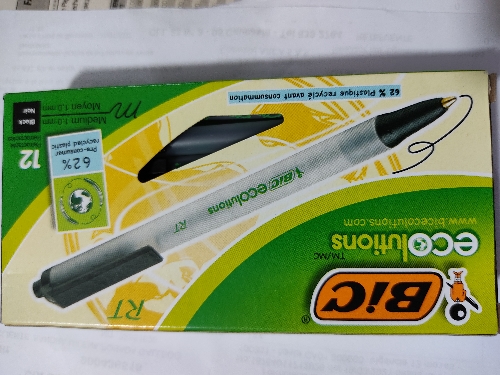 LAPICERO BIC NEGRO RETRÁCTIL