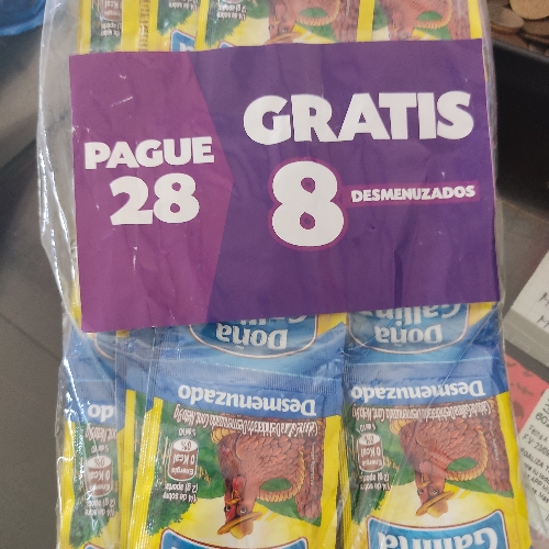 DOÑA GALLINA DISPLAY X 36 SOBRES