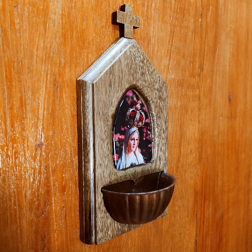 Pila para agua bendita Virgen de Fátima ( 122491291)