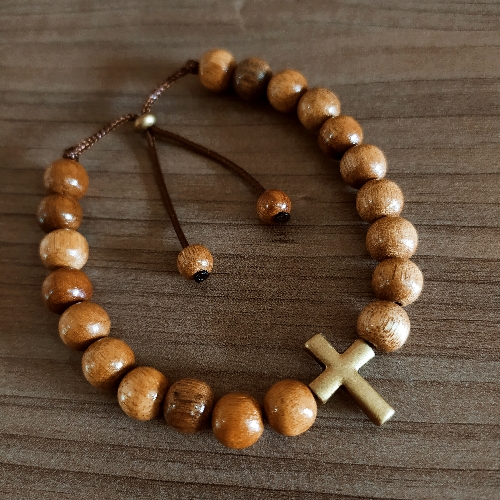 (169360) PULSERA MAD AJUSTABLE CRUZ TRAD OV