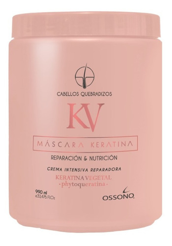 Baño de crema keratina ossono x 1 kilo