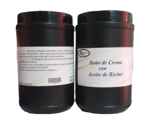 Baño de crema con aceite ricino 1 kg del norte