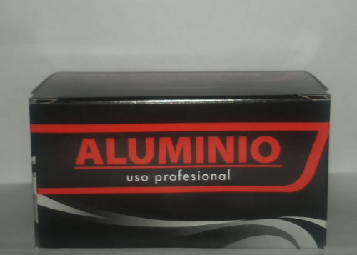 Papel aluminio 10,5cm ancho 50cm largo
