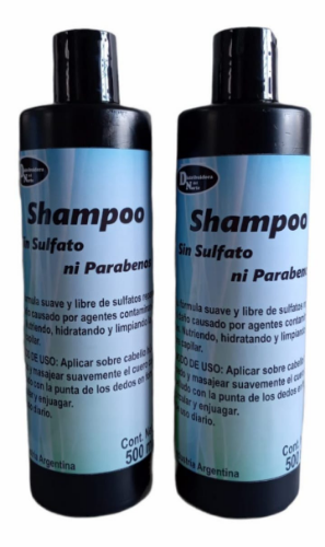 Shampoo sin sulfato ni parabenos 1/2Lt del norte