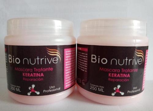 Baño de crema keratina 1/4kg bionutrive