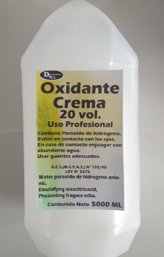 Oxidante crema 20 vol. x 5lt del norte
