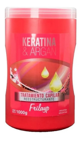 Baño de crema Keratina 1Kg Frilayp
