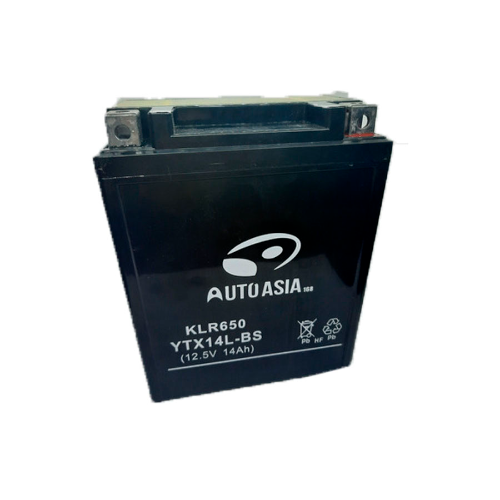BATERIA YTX14L-BS YB14A-A2 KLR650 VN750-A VULCAN 86-06 MULE610 VSTROM