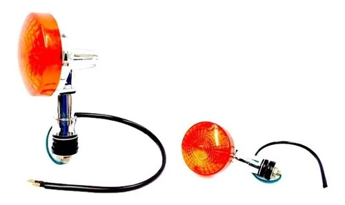 LUCES FARO CRUCE Gn125 Owen Leon Condor MICA AMARILLA