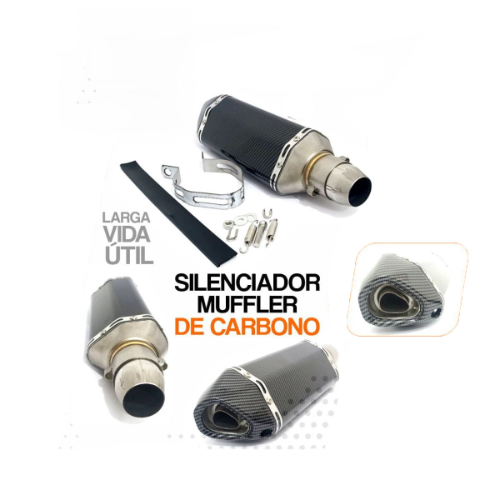 SILENCIADOR MOTO UNIVERSAL 40cm