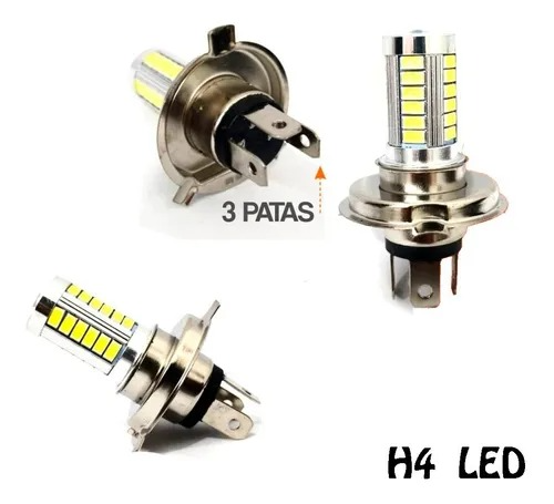 BOMBILLO LED 3 PATAS H4 24 LED