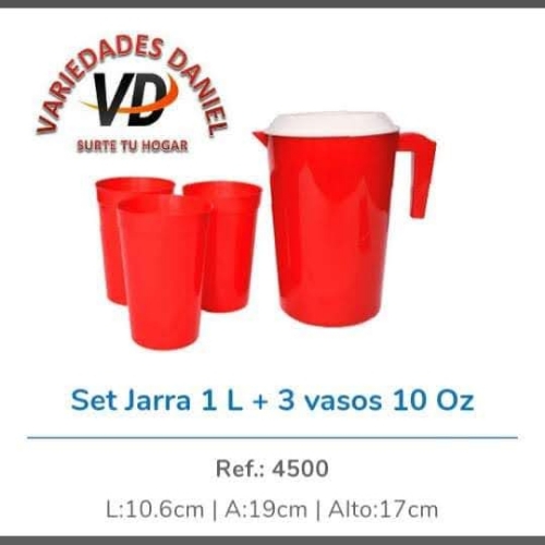 Jarra 1 litro 4500