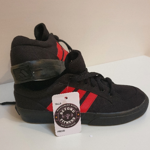 Adidas Confort Negro 24.5/ Rojo