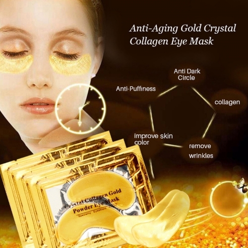 Mascarilla 24k oro y Colágeno ojeras/expresiones
