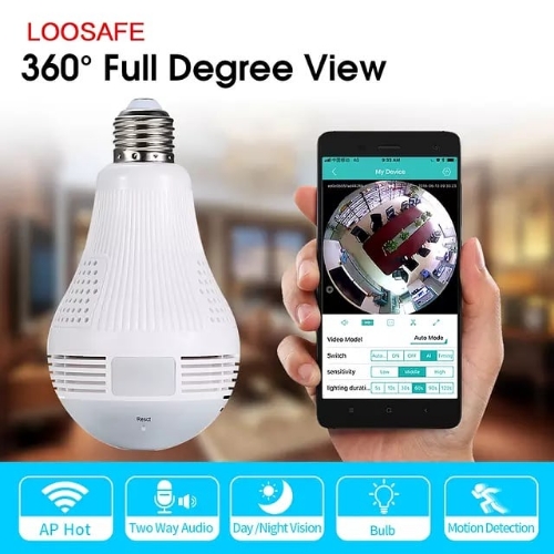 Cámaras Smart WiFi bombillo 1080hd