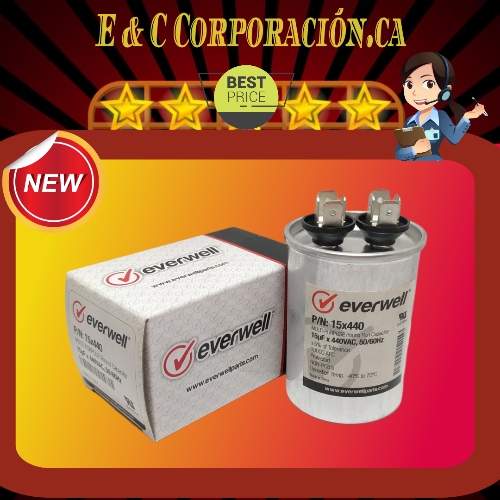 CAPACITOR 15MF-440VAC MARCHA