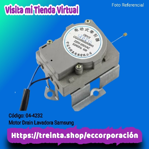 MOTOR DRAIN LAVADORA SAMSUNG