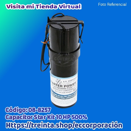 CAPACITOR STAR KIT 10 HP 500%