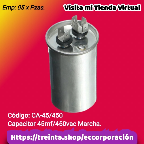 CAPACITOR 45MF/450VAC MARCHA