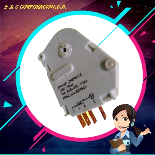 TIMER DESCONG.8HRS/20MIN BLANCO SEC:2143