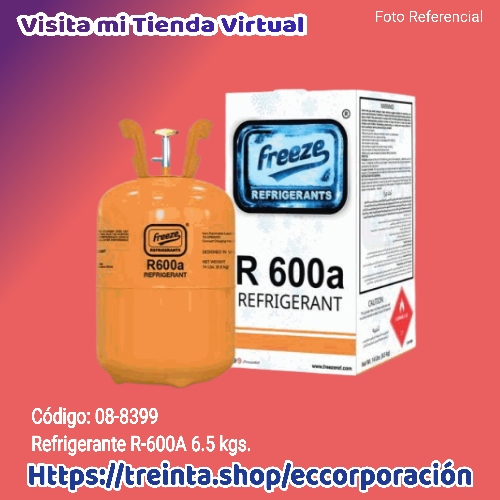 REFRIGERANTE R-600A  6,5 KGS.