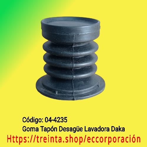 GOMA TAPON DESAGÜE DAKA (SOLO)