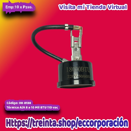 TERMICO A/A 8 A 10 MIL BTU 110VAC