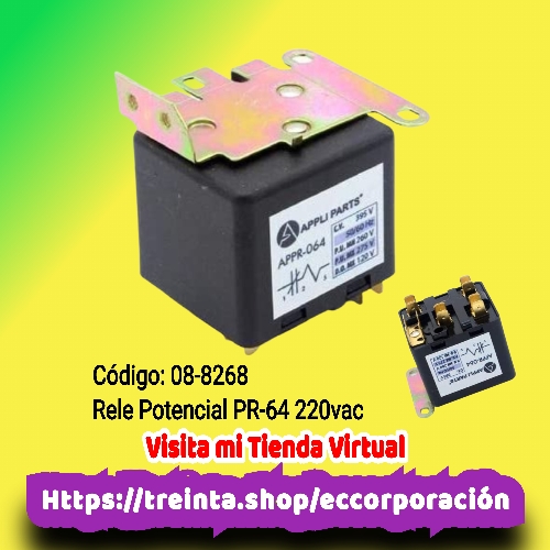 RELE POTENCIAL PR-64 220VAC